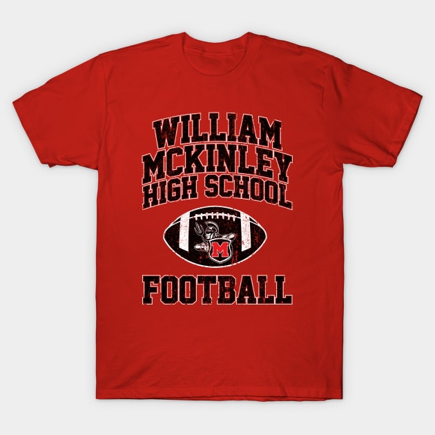 William McKinley High School Titans Football T-Shirt by huckblade